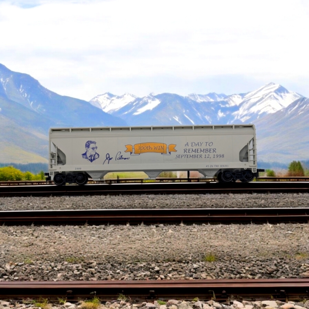 Joe Paterno signed Penn State railcar